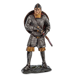 Настільна міні фігурка Лицар-хрестоносець 10 см Veronese Сріблястий AL229109