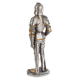 Настільна міні фігурка Лицар у броні 10 см Veronese Сріблястий AL229110