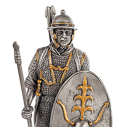 Настільна міні фігурка Середньовічний воїн 10.5 см Veronese Різнокольоровий AL229113