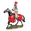 Настільна міні фігурка Конний лицар хрестоносець 10.5 см Veronese Різнокольоровий AL229119