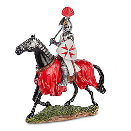 Настільна міні фігурка Конний лицар хрестоносець 10.5 см Veronese Різнокольоровий AL229119
