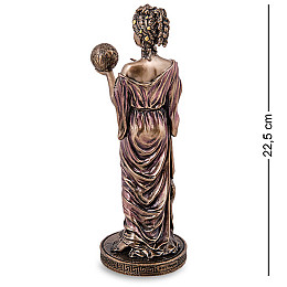 Інтер'єрна фігурка музи астрономії та науки Urania Veronese 22,5 см Коричневий AL229273