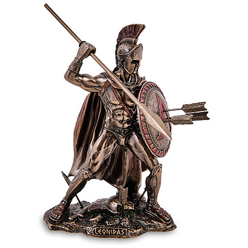 Інтер'єрна фігурка царя Спарти Леоніда Veronese 15 см Коричневий AL229276