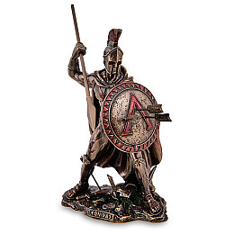 Інтер'єрна фігурка царя Спарти Леоніда Veronese 15 см Коричневий AL229276