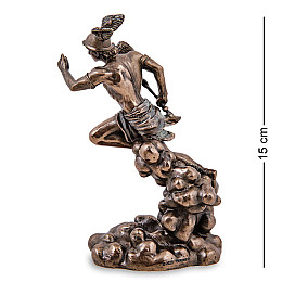 Інтер'єрна фігурка Hermes бог торгівлі Veronese 15 см Коричневий AL229277