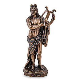 Інтер'єрна фігурка Apollo покровитель чоловічої краси та здоров'я Veronese 15,5 см Коричневий AL229278