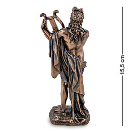 Інтер'єрна фігурка Apollo покровитель чоловічої краси та здоров'я Veronese 15,5 см Коричневий AL229278