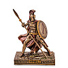 Інтер'єрна фігурка Леонід цар Спарти Veronese 8 см Коричневий AL229282
