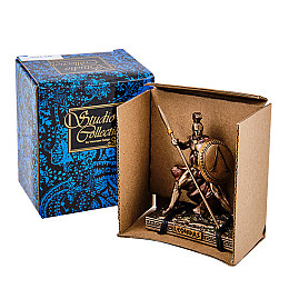 Інтер'єрна фігурка Леонід цар Спарти Veronese 8 см Коричневий AL229282