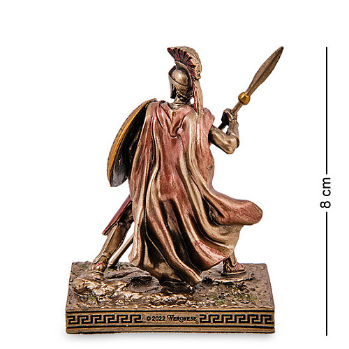 Інтер'єрна фігурка Леонід цар Спарти Veronese 8 см Коричневий AL229282