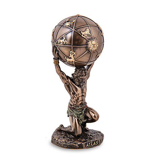 Інтер'єрна фігурка могутній Atlas Veronese 9 см Коричневий AL229284