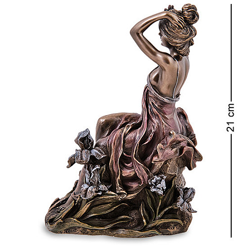 Інтер'єрна фігурка Дама Veronese 21 см Коричневий AL229286