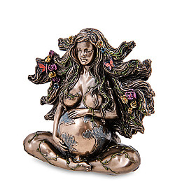 Інтер'єрна фігурка Геї богині Землі та матері всього живого Veronese 12 см Різнокольоровий AL229289