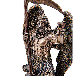 Інтер'єрна фігурка Kronos бог урожаю та землеробства Veronese 18,5 см Коричневий AL229292
