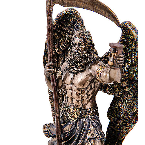 Інтер'єрна фігурка Kronos бог урожаю та землеробства Veronese 18,5 см Коричневий AL229292