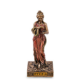 Інтер'єрна фігурка Гігея богиня здоров'я та чистоти Veronese 8,5 см Коричневий AL229294