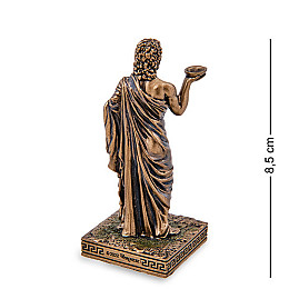 Інтер'єрна фігурка Асклепій Veronese 8,5 см Коричневий AL229298