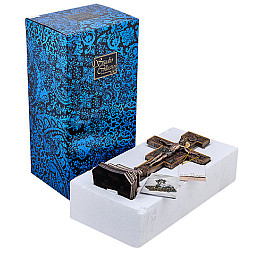 Декоративний хрест Розп'яття Veronese 35,5 см Бронзовий AL229299