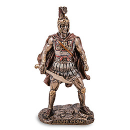 Інтер'єрна фігурка Олександр Македонський Veronese 17 см Коричневий AL229301