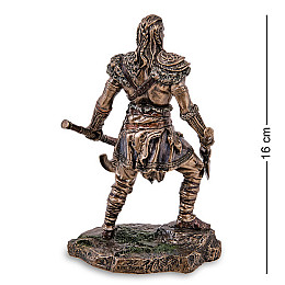 Інтер'єрна фігурка Viking 16 см Veronese Коричневий AL229302
