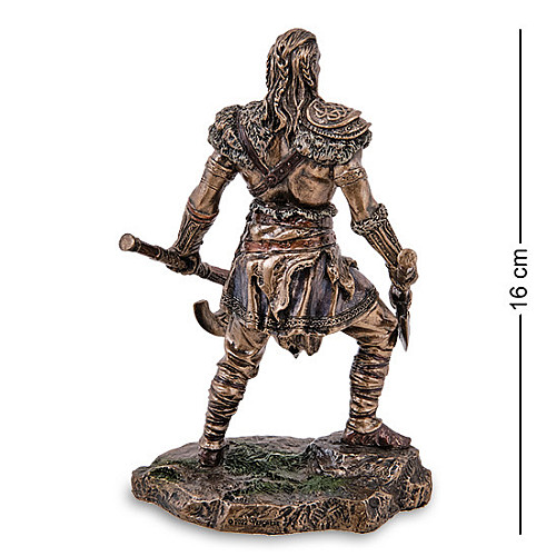 Інтер'єрна фігурка Viking 16 см Veronese Коричневий AL229302
