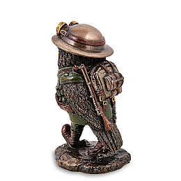 Інтер'єрна фігурка Owl Oscar Veronese 11 см Коричнево-зелений AL229303