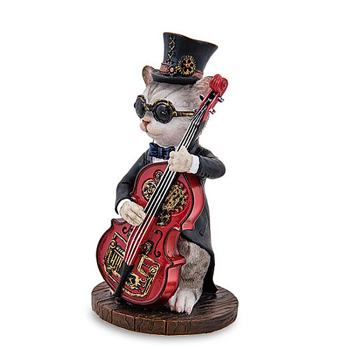 Інтер'єрна фігурка Mr. Cat 13 см Veronese Різнокольорова AL229306