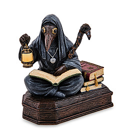 Інтер'єрна фігурка Фентезі Чумний лікар - гробар Veronese 13 см Різнокольоровий AL229308