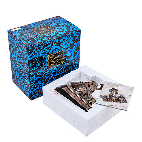 Інтер'єрна фігурка Гробовщик Veronese 13 см Коричневий AL229309