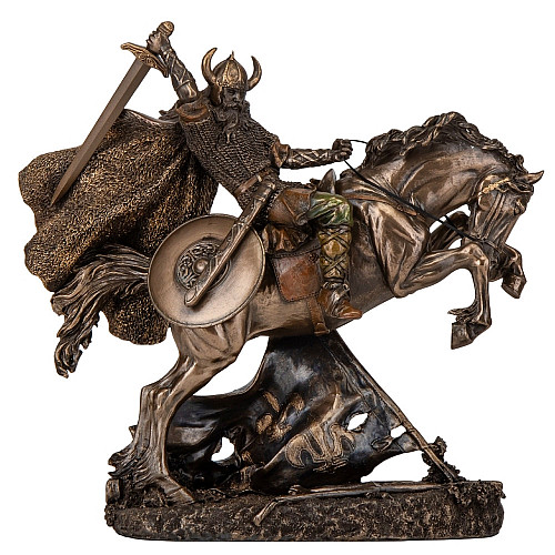 Інтер'єрна статуетка Viking 26х27х9 см Veronese Коричневий AL229434