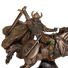 Інтер'єрна статуетка Viking 26х27х9 см Veronese Коричневий AL229434