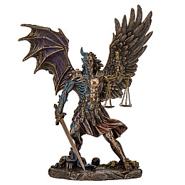 Інтер'єрна статуетка Суд нефілімів 25х20х10 см Veronese Коричневий AL229435