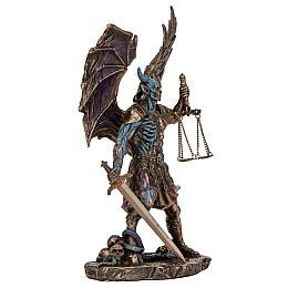 Інтер'єрна статуетка Суд нефілімів 25х20х10 см Veronese Коричневий AL229435