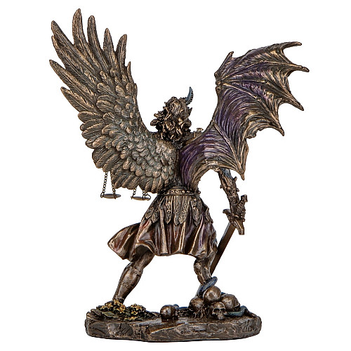 Інтер'єрна статуетка Суд нефілімів 25х20х10 см Veronese Коричневий AL229435