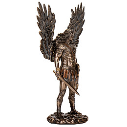 Інтер'єрна статуетка Архангел Михаїл 28 см Veronese Коричневий AL229437