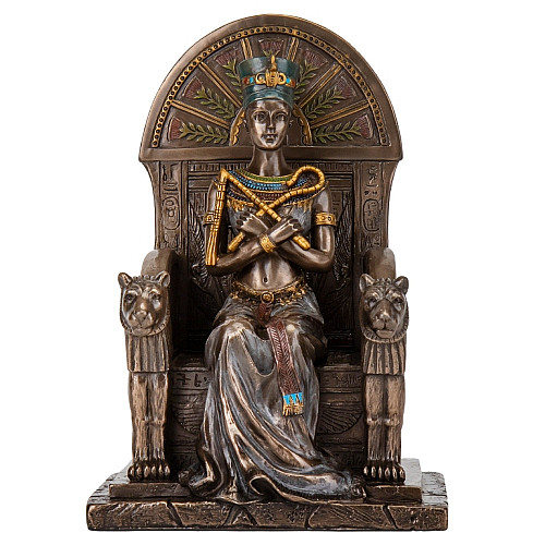 Інтер'єрна статуетка Нефертіті 20х10х13 см Veronese Коричневий AL229438