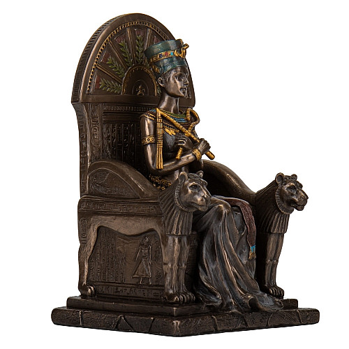 Інтер'єрна статуетка Нефертіті 20х10х13 см Veronese Коричневий AL229438