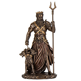 Інтер'єрна статуетка Бог підземного світу 27х12х11 см Veronese Коричневий AL229445