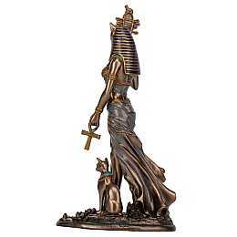 Інтер'єрна статуетка Богиня любові та домашнього вогнища 27х14х10 см Veronese Коричневий AL229446