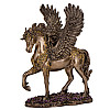 Інтер'єрна статуетка символ свободи Пегас крилатий кінь 26х13х20 см Veronese Коричневий AL229447