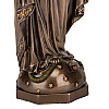 Інтер'єрна статуетка Діва Марія 23х6х8 см Veronese Коричневий AL229448