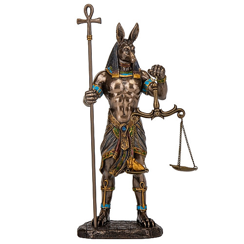 Інтер'єрна статуетка Бог потойбічного світу 27х11 см Veronese Коричневий AL229449