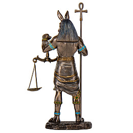 Інтер'єрна статуетка Бог потойбічного світу 27х11 см Veronese Коричневий AL229449