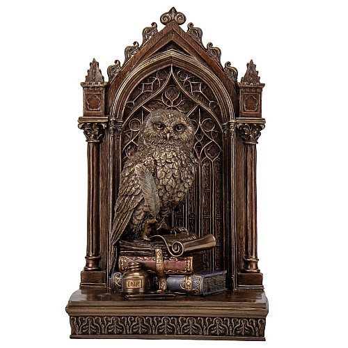 Інтер'єрна статуетка Сова 24х11х14 см Veronese Коричневий AL229455