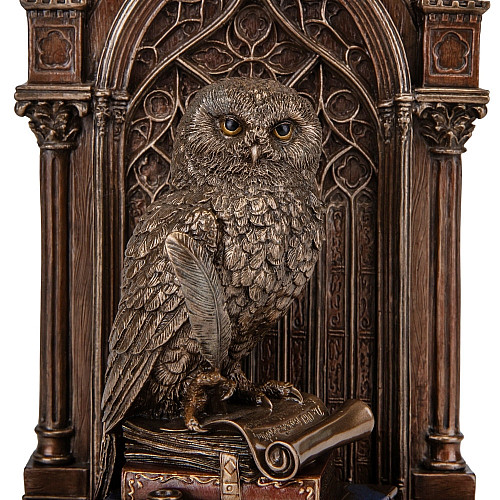 Інтер'єрна статуетка Сова 24х11х14 см Veronese Коричневий AL229455