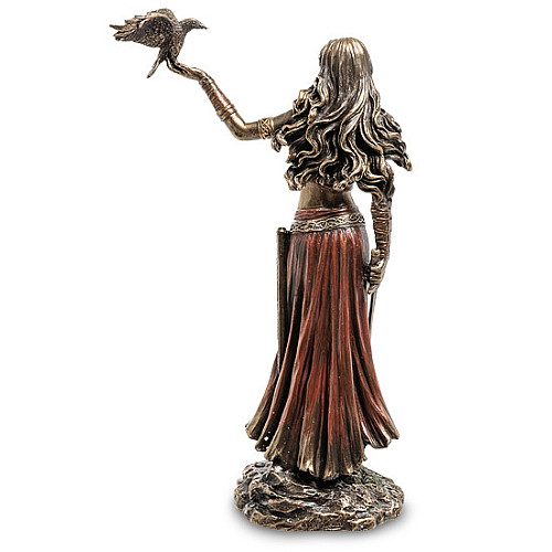Інтер'єрна статуетка Morrigan богиня королева призраків Veronese 27х8х16 см Коричневий AL229571