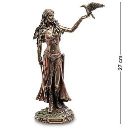 Інтер'єрна статуетка Morrigan богиня королева призраків Veronese 27х8х16 см Коричневий AL229571