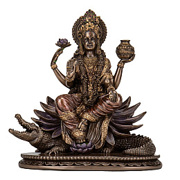 Фігура інтер'єрна Goddess Ganga 20 см Veronese Коричневий AL229944