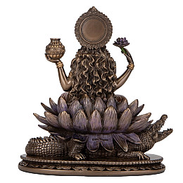 Фігура інтер'єрна Goddess Ganga 20 см Veronese Коричневий AL229944