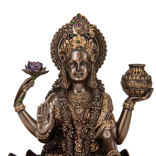 Фігура інтер'єрна Goddess Ganga 20 см Veronese Коричневий AL229944